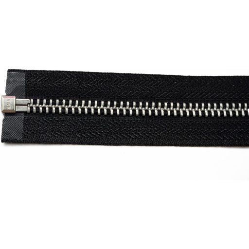 YKK Nyitott Végű Fém Ezüst Cipzár 22 inch No5 Szélesség