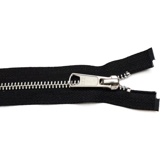 YKK Nyitott Végű Fém Ezüst Cipzár 22 inch No5 Szélesség