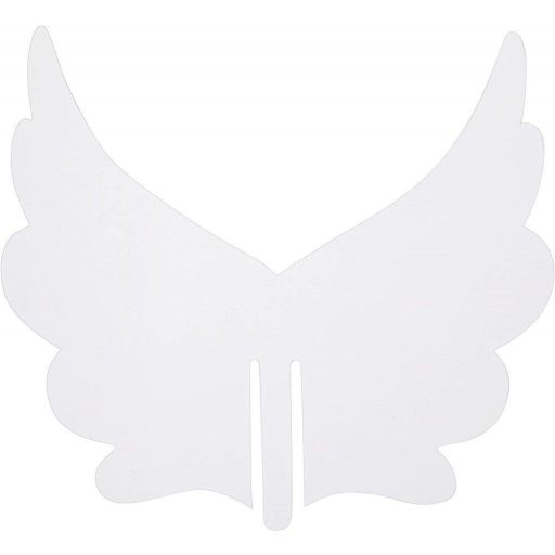 Kartice za čaše u obliku labudovog krila - 100 komada bijelih kartica za raspored sjedenja za vjenčanje