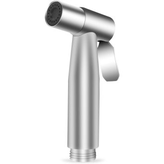   Lenpestia Bidet Zuhanyfej Rozsdamentes Acél Toalett Spray Ezüst
