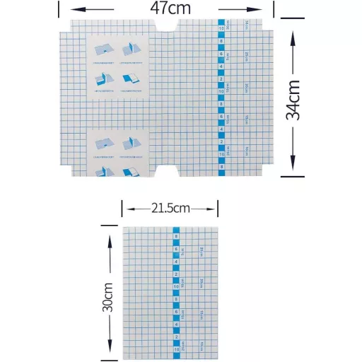 Copertă transparentă, impermeabilă, format A4, set 10 bucăți - Ajustabilă și reutilizabilă pentru caiete școlare