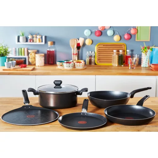 Tefal Easy Cook & Clean 28 cm-es serpenyő, tapadásmentes bevonattal és hőjelzővel - 28 cm, Frying pan