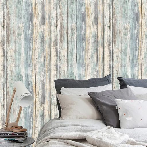 Arthome öntapadós falmatrica fa mintás 44cm x 6m kék vintage dekorációs fólia