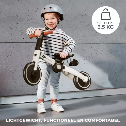 Tricicletă Kinderkraft 4TRIKE 3 în 1, Bicicletă pliabilă pentru copii de la 12 luni