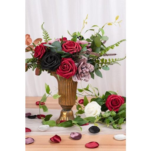 Šarene latice ruža od svile za vjenčanje - pakiranje od 200 komada