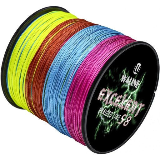 KBBOX Waline 8 Szálas PE Fonott Horgászzsinór - Erős, Nyúlásmentes, Zöld, 300m/500m, 9kg Szakítószilárdság, Tengeri Horgászathoz