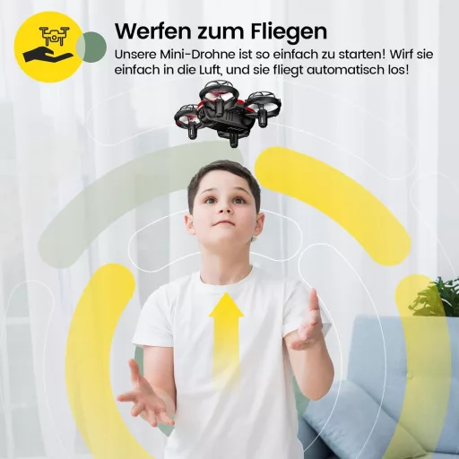 Holy Stone HS420 Mini Drón Beépített Kamerával - WiFi Élő Közvetítés, 3 Akkumulátor, Hosszú Repülési Idő, Pályakövetés, Mozgásérzékelés, Mag