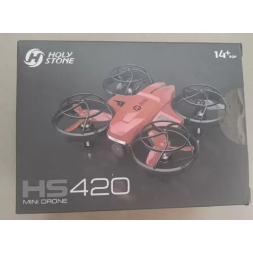 Holy Stone HS420 Mini Dron so zabudovanou kamerou - WiFi živé vysielanie, 3 batérie, dlhý čas letu, sledovanie trasy, snímanie pohybu,