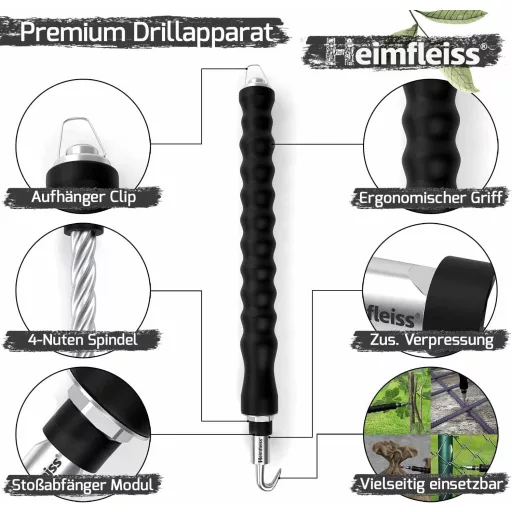 Heimfleiss® Sârmă de legat și clește pentru sârmă 1,4x100-300mm 1000 buc. Set pentru legat armătură