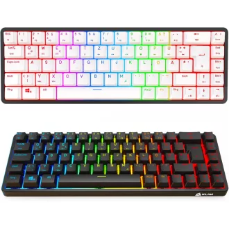  KLIM Shift 60% Mechanikus Billentyűzet - Vezeték Nélküli, Hotswap, Gamer - 2.4 GHz & Bluetooth TKL - PC, PS4, PS5, Mac Kompatibilis - QWERTZ