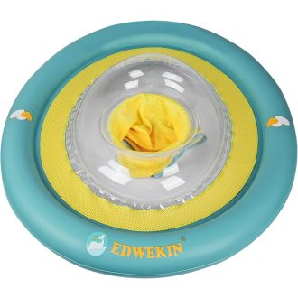   Detské nafukovacie plávacie koleso EDWEKIN Krokodíl so sedadlom pre bábätká od 6 mesiacov