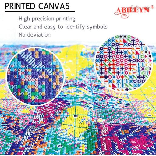 Abillyn Set za vez Križić akvarel mačka uzorak