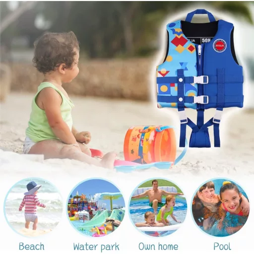Boglia Gyerek Úszódressz Biztonsági Öv Uniszex Fiúk Lányok