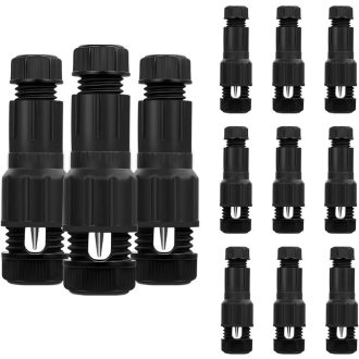   GWHOLE 12 darab, alacsony feszültségű vezetékcsatlakozó tájvilágításhoz és kültéri világításhoz