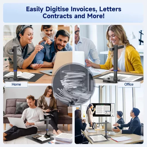 CZUR Shine Ultra 13MP A3 Prijenosni skener dokumenata i knjiga - OCR 180+ jezika, kontinuirano osvjetljenje, kompatibilan s Windows i macOS