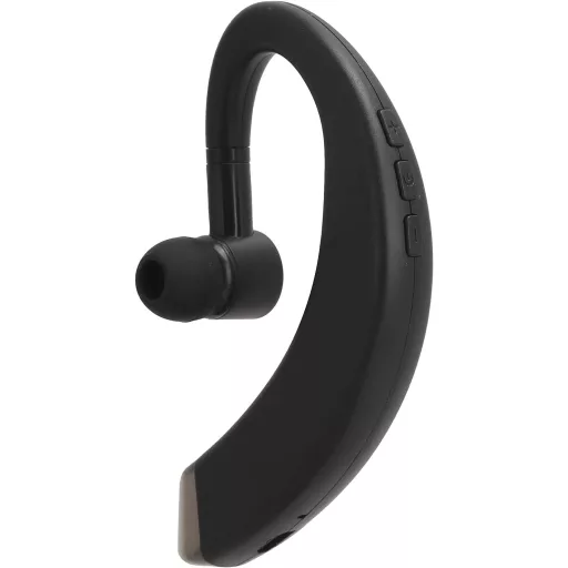 Lazmin112 Bluetooth Mono Fülhorgos Vezeték Nélküli HiFi Sztereó Mélybass Fejhallgató Fekete
