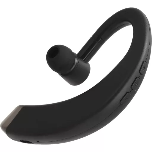 Lazmin112 Bluetooth Mono Fülhorgos Vezeték Nélküli HiFi Sztereó Mélybass Fejhallgató Fekete