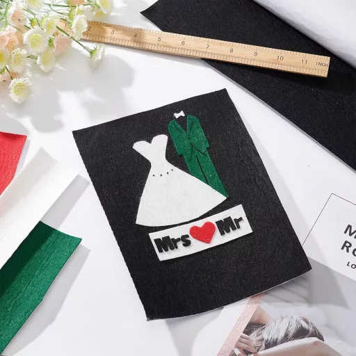 BENECREAT 200x40 cm Samoljepljiva Filc Traka Bež - Za Namještaj, Slike i Podmetače za Čaše