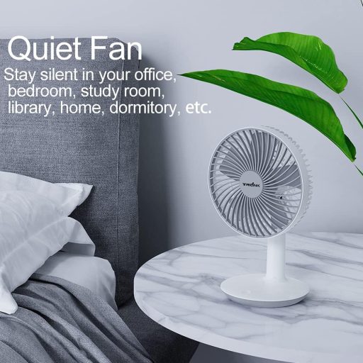 TRILINK Hordozható Asztali Ventilátor 4000mAh Akkumulátor 4 Fokozat 50° Forgatható