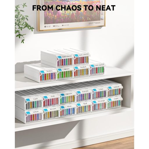 ARTDOT 5D Gyémántfestés Tárolódoboz 70 Részes Szett Tölcsérrel és Matricákkal