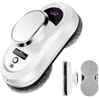   CHOVERY CL-1 Ablaktisztító Robot - Elektromos Ablakporszívó Távirányítóval, Intelligens Peremfelismerő Rendszerrel, Mágneses Tapadással Függ