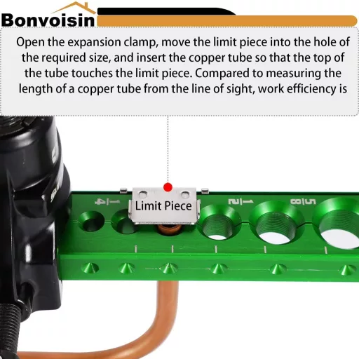 Bonvoisin 5 az 1-ben klímacsatornázó készlet 1/4-3/4 hüvelyk, 6 méret, 45° excentrikus