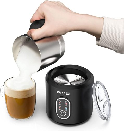 Spumant de lapte electric 4 în 1 FIMEI, pentru băuturi calde și reci, 250/350 ml