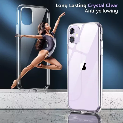 iPhone 11 Átlátszó Védőtok - Ütésálló Szilikon Borítás