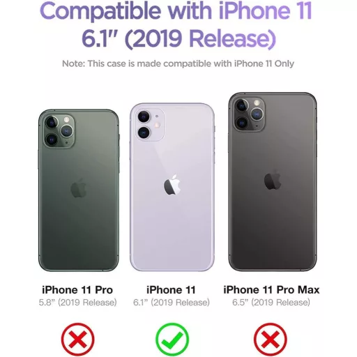 iPhone 11 Átlátszó Védőtok - Ütésálló Szilikon Borítás