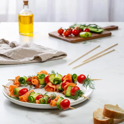 GUSTO 12 Inch Bamboo Nyársak 100 db Grillezéshez, Shish Kebabhoz és Koktélokhoz