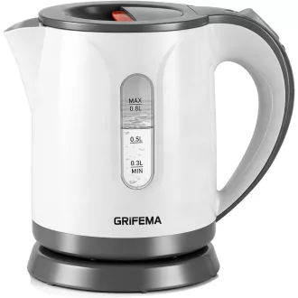   GRIFEMA 0,8L Elektromos Vízforraló 1100W - Gyors Forralás, Csökkentett Zaj, BPA-Mentes, Utazó Teafőző Automata Lekapcsolással