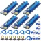 APKLVSR PCI-E Riser LED USB 3.0 kabel za rudarenje kriptovaluta, za grafičku karticu