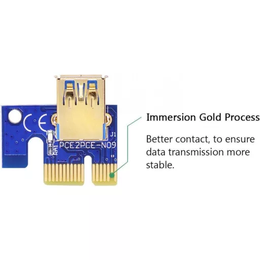 APKLVSR PCI-E Riser LED USB 3.0 kabel za rudarenje kriptovaluta, za grafičku karticu