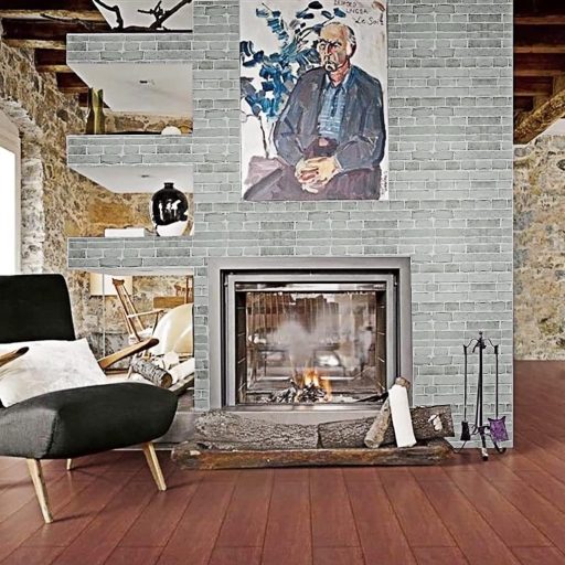 Arthome öntapadós tapéta szürke kő hatás, falburkolat konyha fürdőszoba, 44cm x 3m