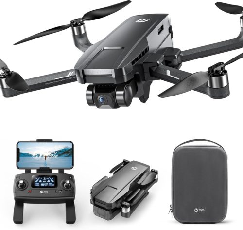 Dronă GPS Holy Stone HS720G cu cameră 4K - Gimbal pe 2 axe, Remote ID integrat, WiFi 5G, Unghi de vizualizare 120°, Întoarcere inteligentă, Pentru începători și profesioniști