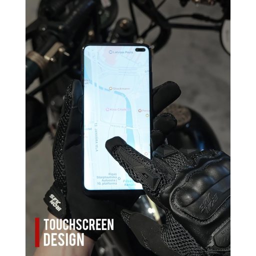 Mănuși Moto pentru Bărbați IRON JIA'S de Vară, Tactile, Moi și Respirabile