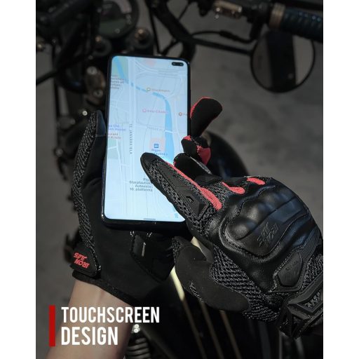 Mănuși Moto de Vară IRON JIA'S pentru Bărbați, cu Ecran Tactil, Moi și Respirabile