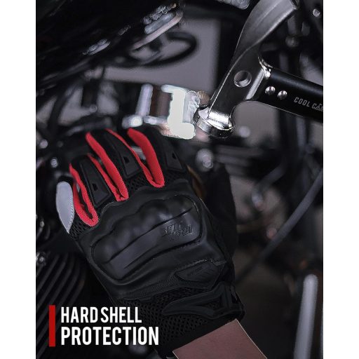 IRON JIA'S Motoros Kesztyű Férfi Nyári Érintőképernyő Puha Légáteresztő