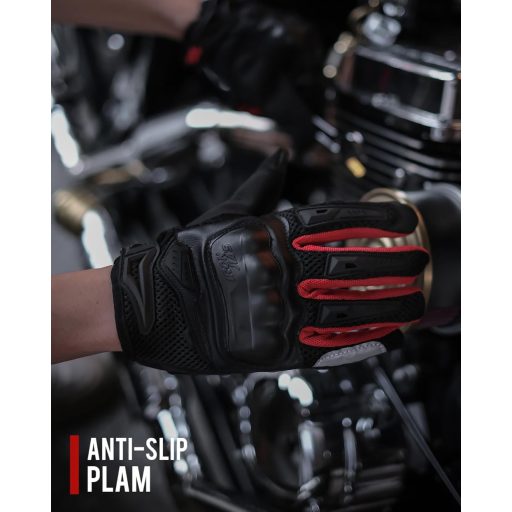 IRON JIA'S Motoros Kesztyű Férfi Nyári Érintőképernyő Puha Légáteresztő