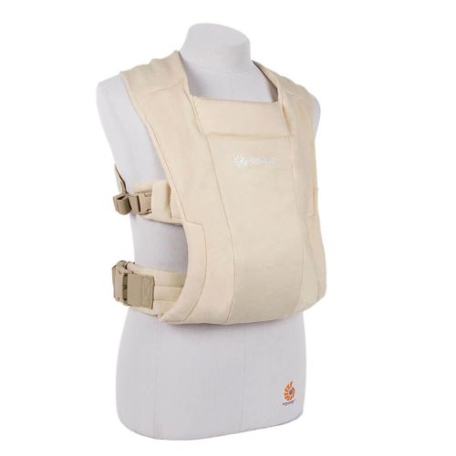 Ergobaby Portbebe pentru Nou-Născuți - Marsupiu Extra Moale, Ergonomic, Culoare Crem, de la 3,2 la 11,3 kg