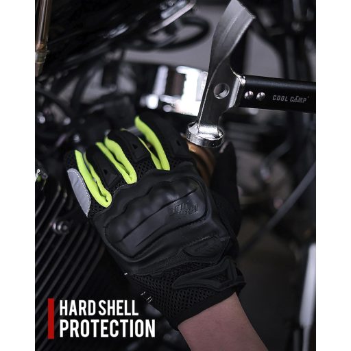 IRON JIA'S Motoros Kesztyű Férfi Nyári Érintőképernyő Puha Légáteresztő