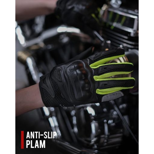 Mănuși Moto de Vară pentru Bărbați IRON JIA'S, cu Ecran Tactil, Moi și Respirabile