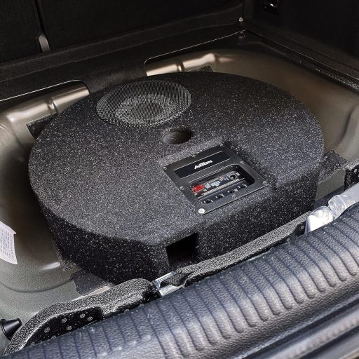 AXTON ATB20RXF Aktivni Subwoofer za Auto 20cm Duboki Bas 120W Kompaktan
