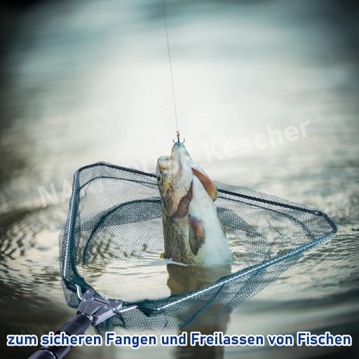 NAKIHOUSE Teleskopická sieťka na ryby, motýle a vtáky, odolná