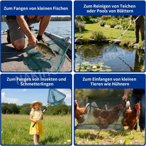 NAKIHOUSE Teleszkópos Hálózat Halászat Pillangó Madár Fogó Hálózat Teljesítményes