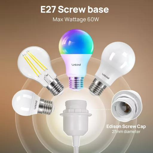 Závesné svietidlo Linkind E27 s textilným káblom, 100 cm nastaviteľné, biele závesné svietidlo