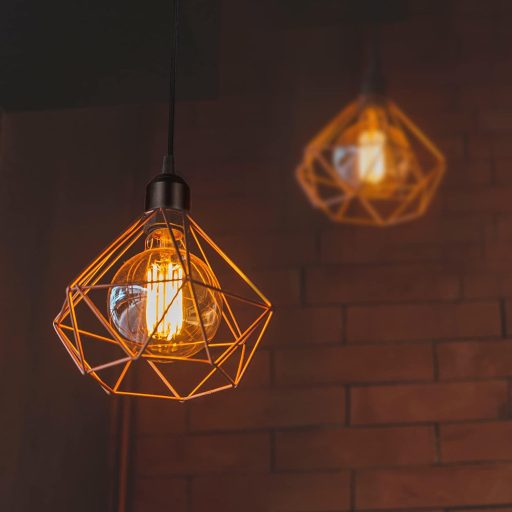 Linkind E27 Dulie pentru lampă suspendată cu cablu textil de 100 cm, lampă de tavan cu înălțime reglabilă, cu abajur la alegere, Vi pentru living