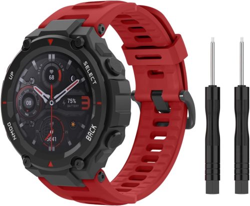 MoKo Silikónový remienok pre inteligentné hodinky Amazfit T-Rex/T-Rex Pro - mäkký športový náramok so skrutkovačmi, náhradný remienok, príslušenstvo pre inteligentné hodinky