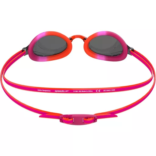Speedo Vengeance versenyúszó szemüveg, anti-fog, vízálló - Unit size, Electricpnk/Salso/Flmingo/Smke