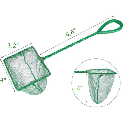 Akvárium Háló Finom Nylon Horgászhálóval Ergonomikus kialakítás Fogantyú hossza: 24,4 cm